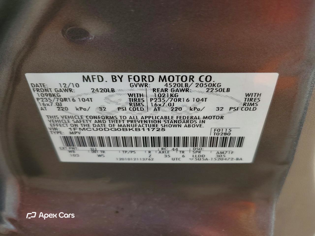Ford Escape 2011
