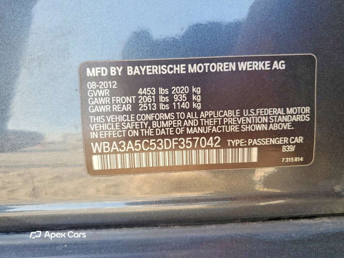 BMW Series 3 2013