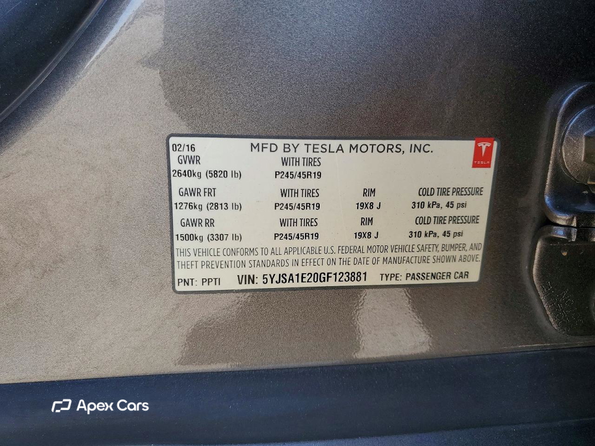 Tesla Model S 2016