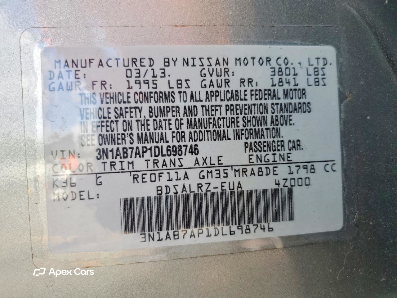Nissan Sentra 2013
