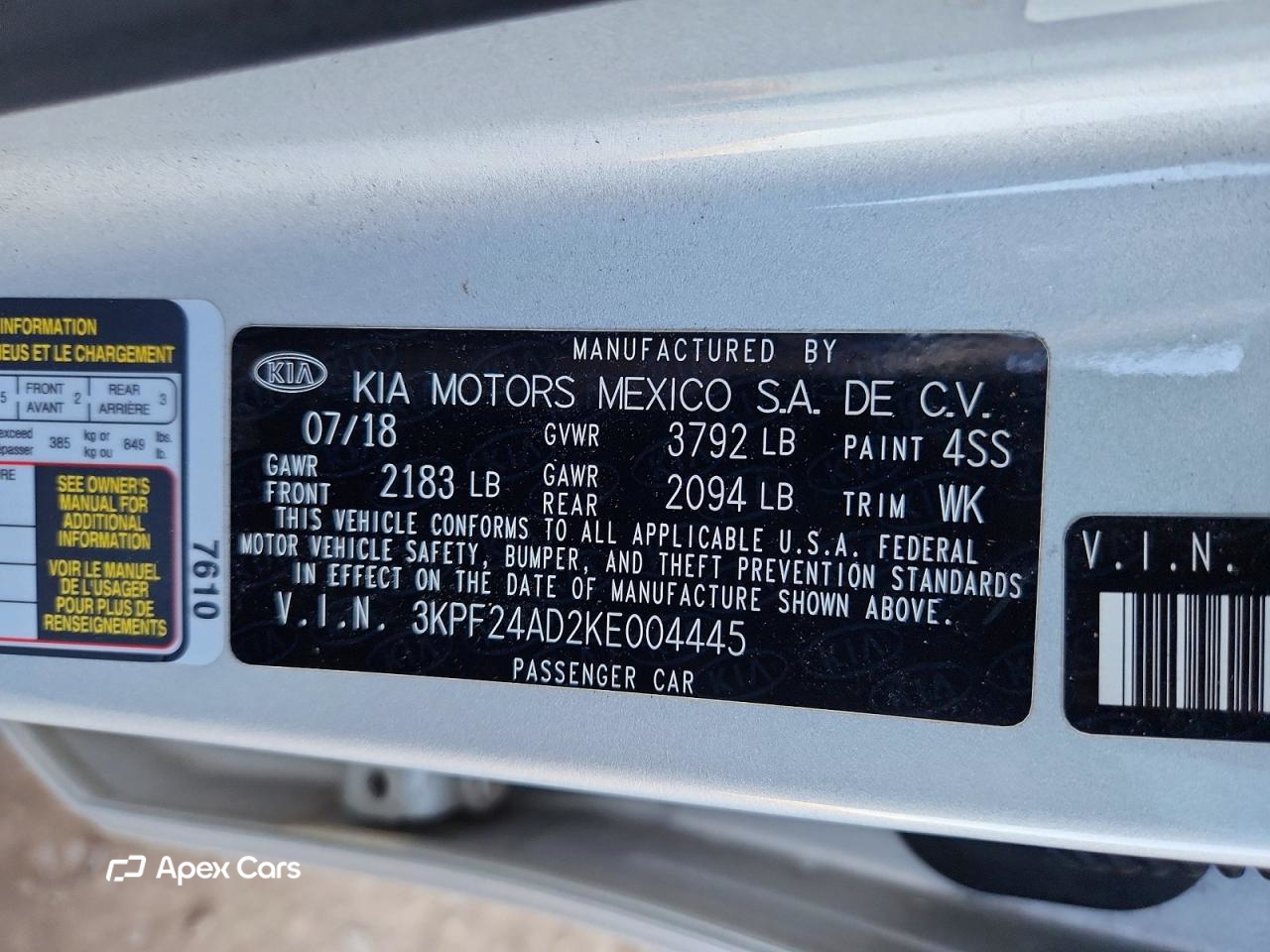 Kia Forte 2019