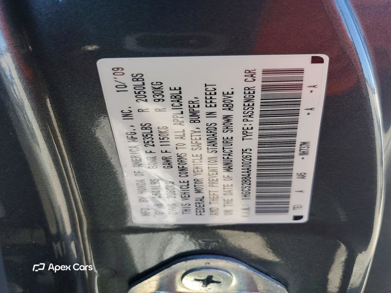 Honda Accord 2010
