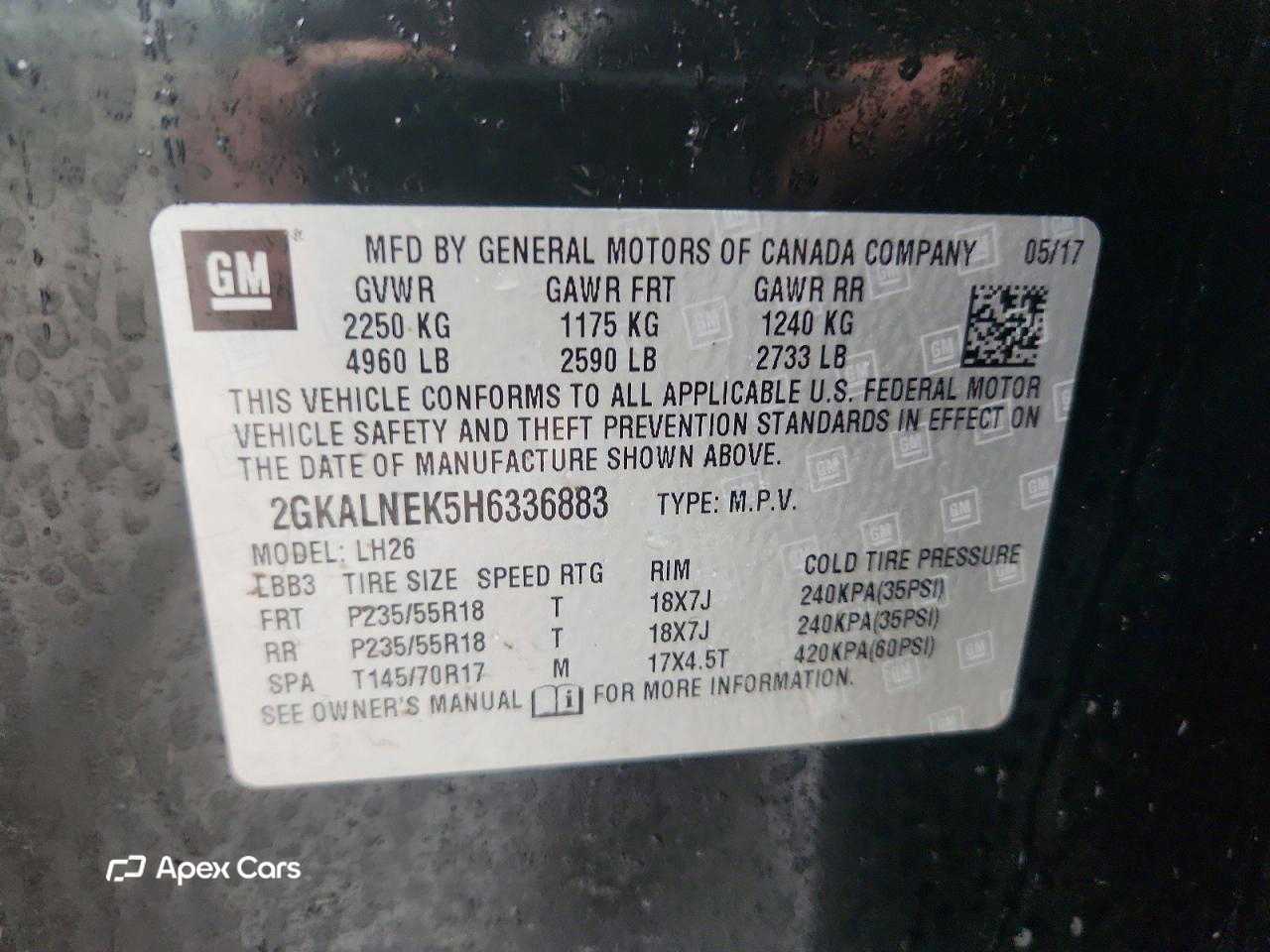 GMC Terrain 2017
