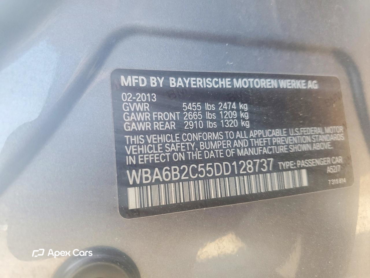 BMW Series 6 2013