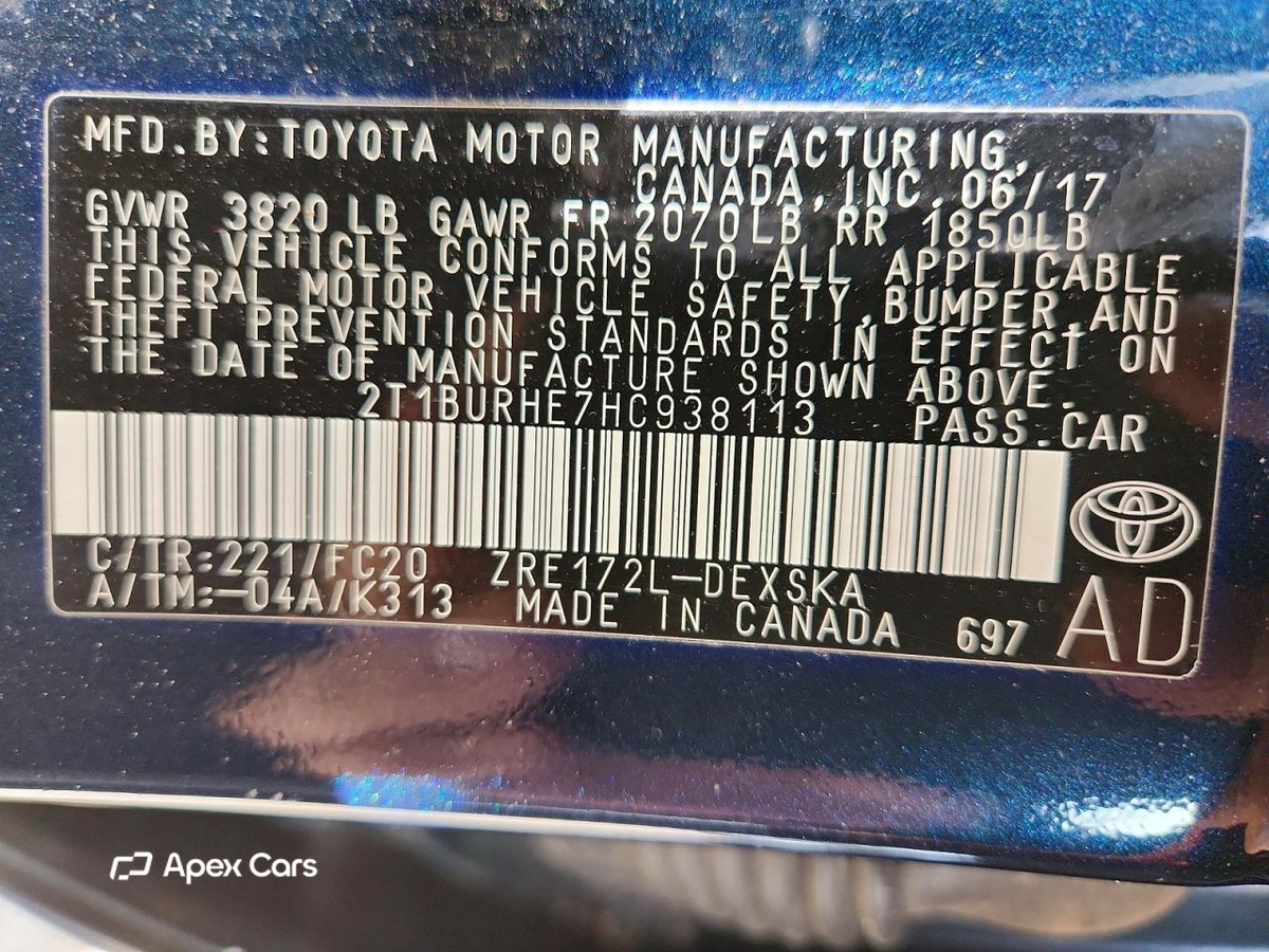Toyota Corolla 2017