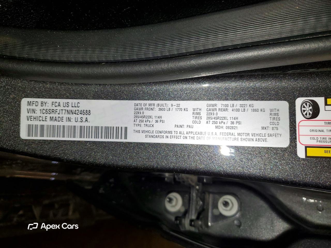 RAM 1500 2022