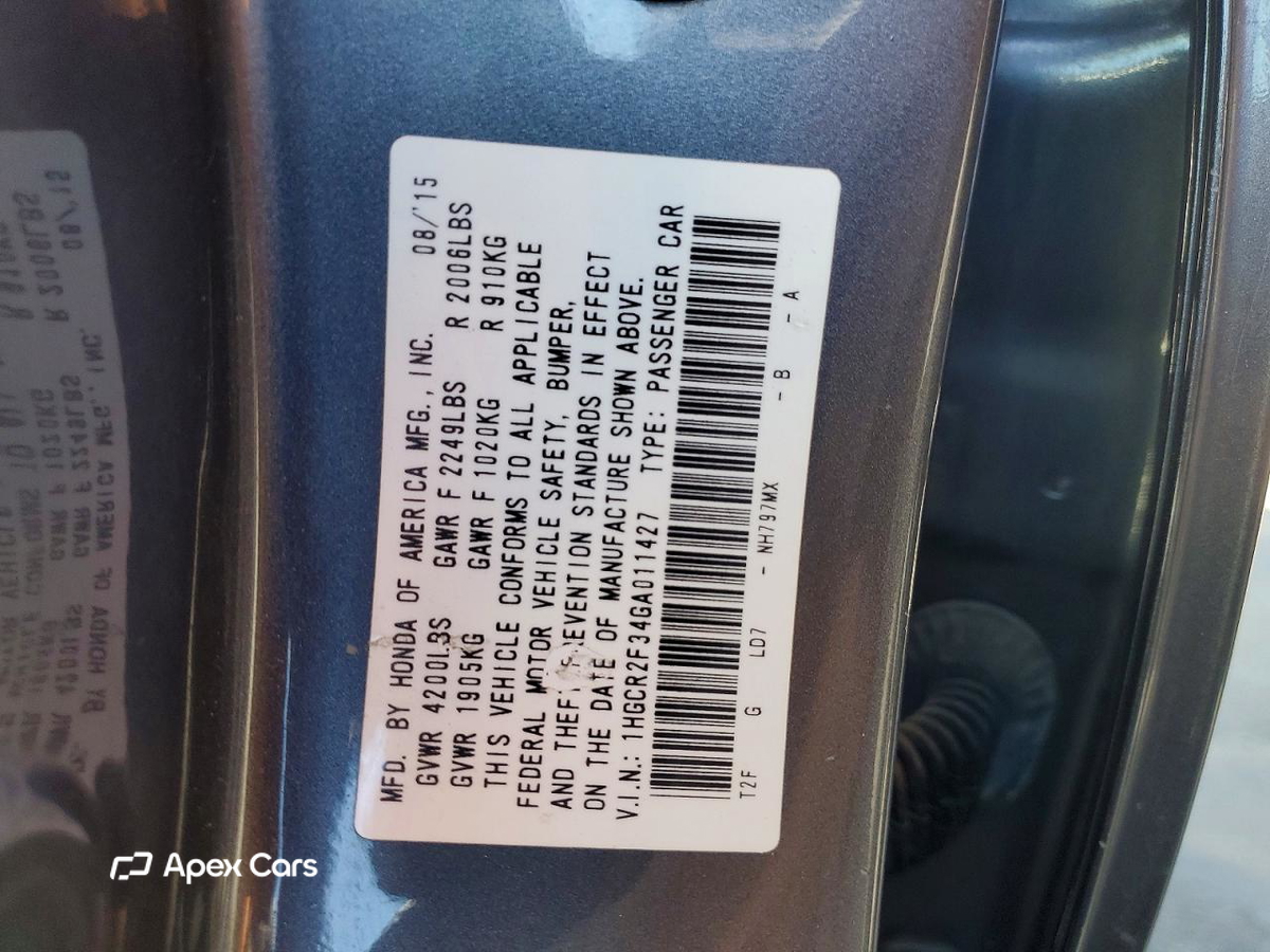 Honda Accord 2016