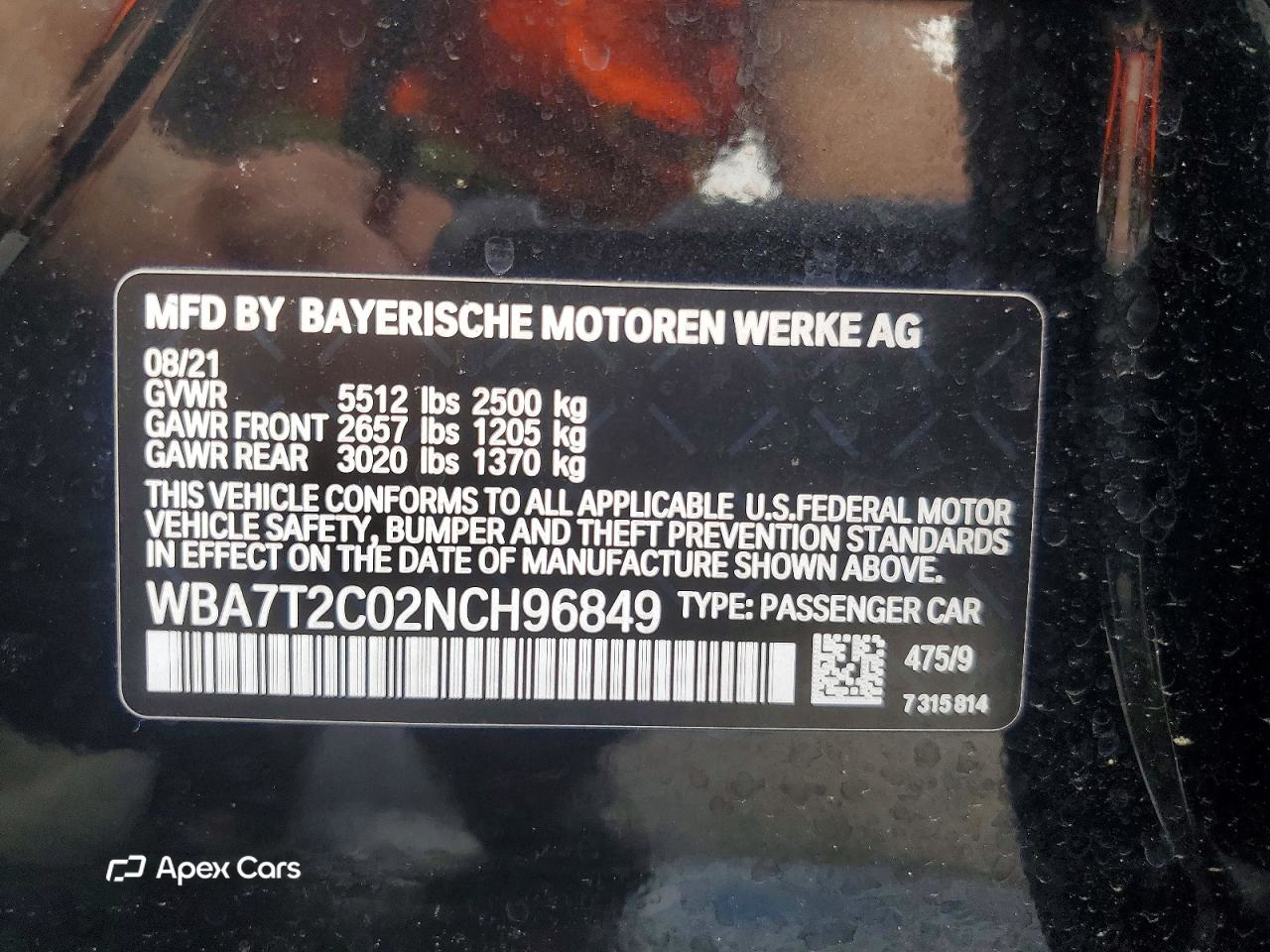 BMW Series 7 2022