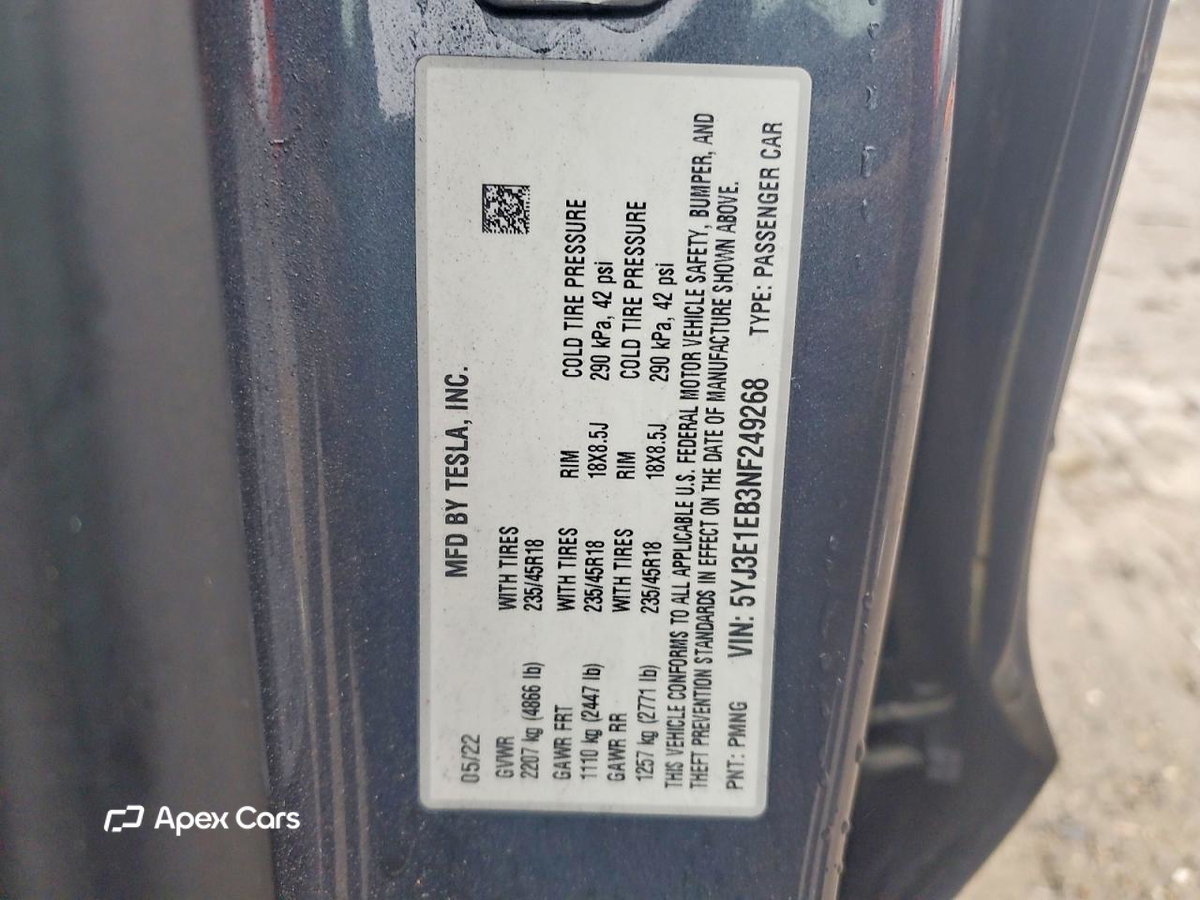 Tesla Model 3 2022