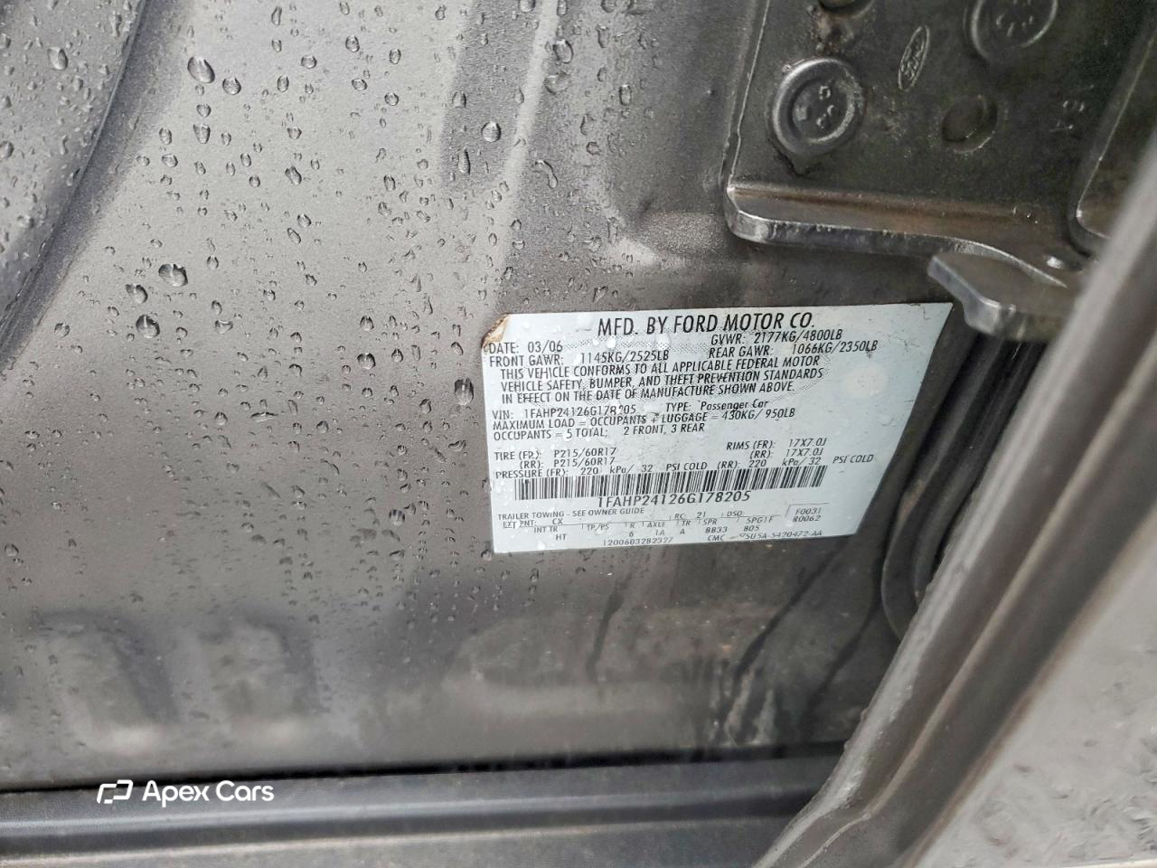 Ford Five Hundred 2006