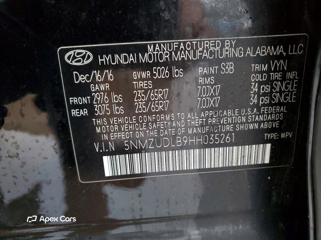 Hyundai Santa Fe 2017