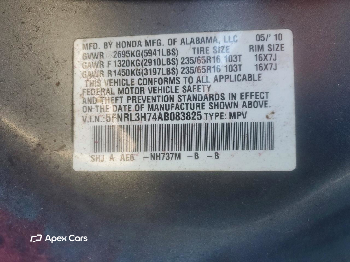Honda Odyssey 2010