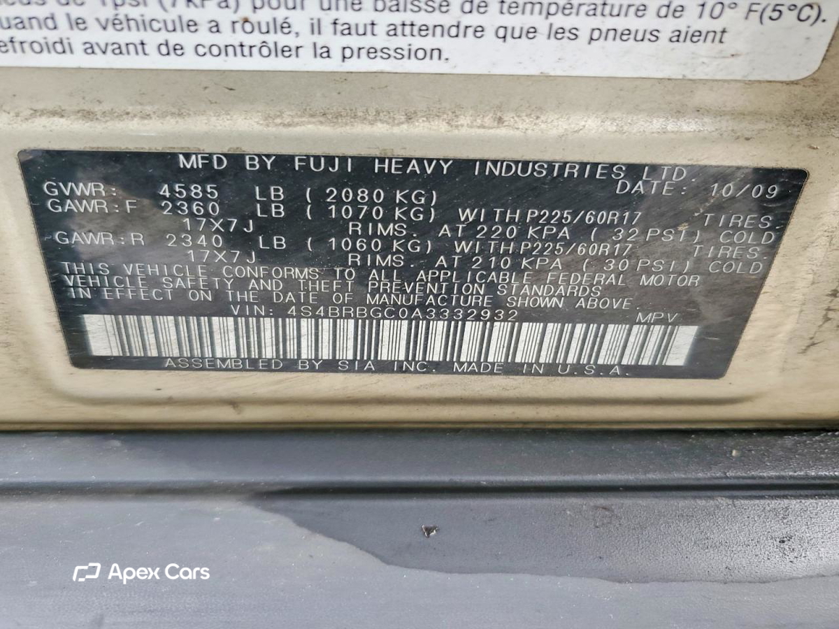 Subaru Outback 2010