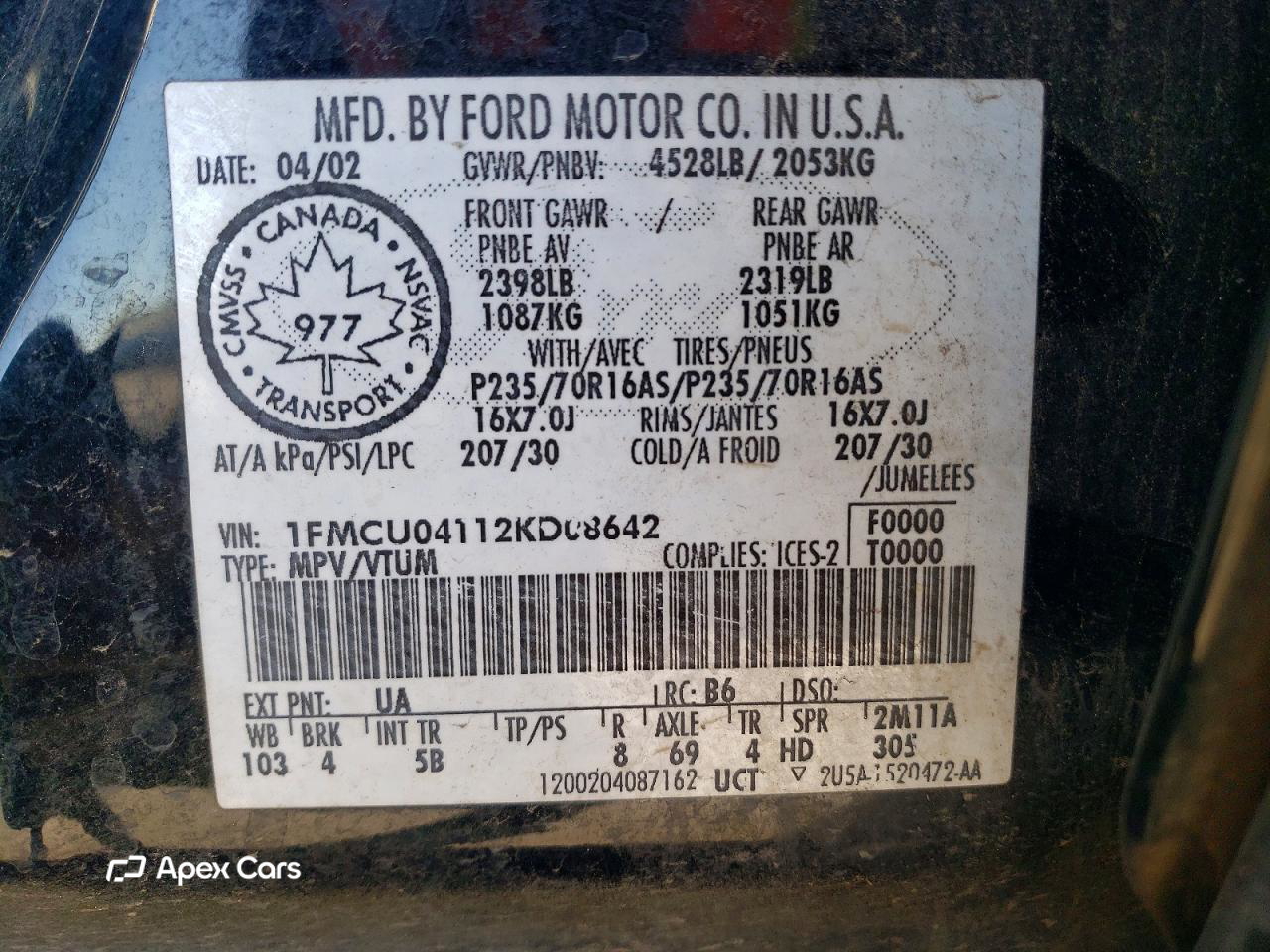 Ford Escape 2002