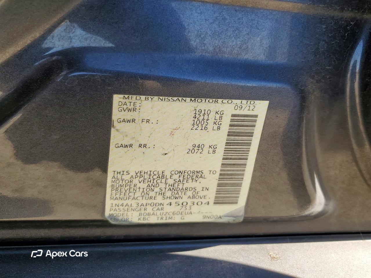 Nissan Altima 2013