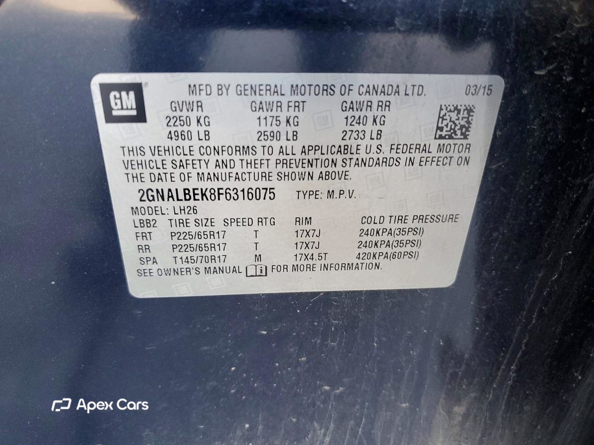 Chevrolet Equinox 2015