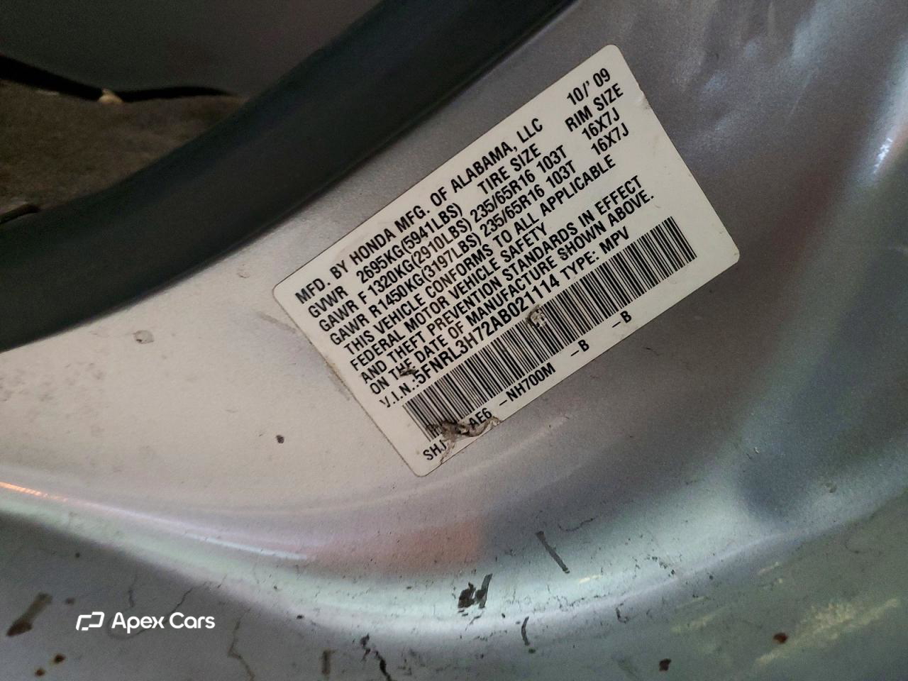 Honda Odyssey 2010
