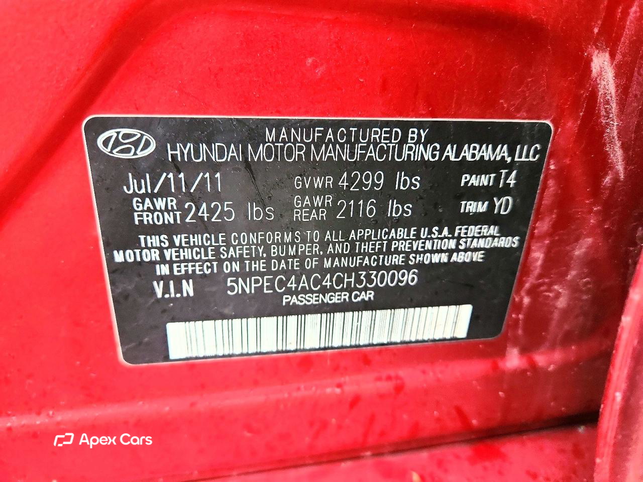 Hyundai Sonata 2012