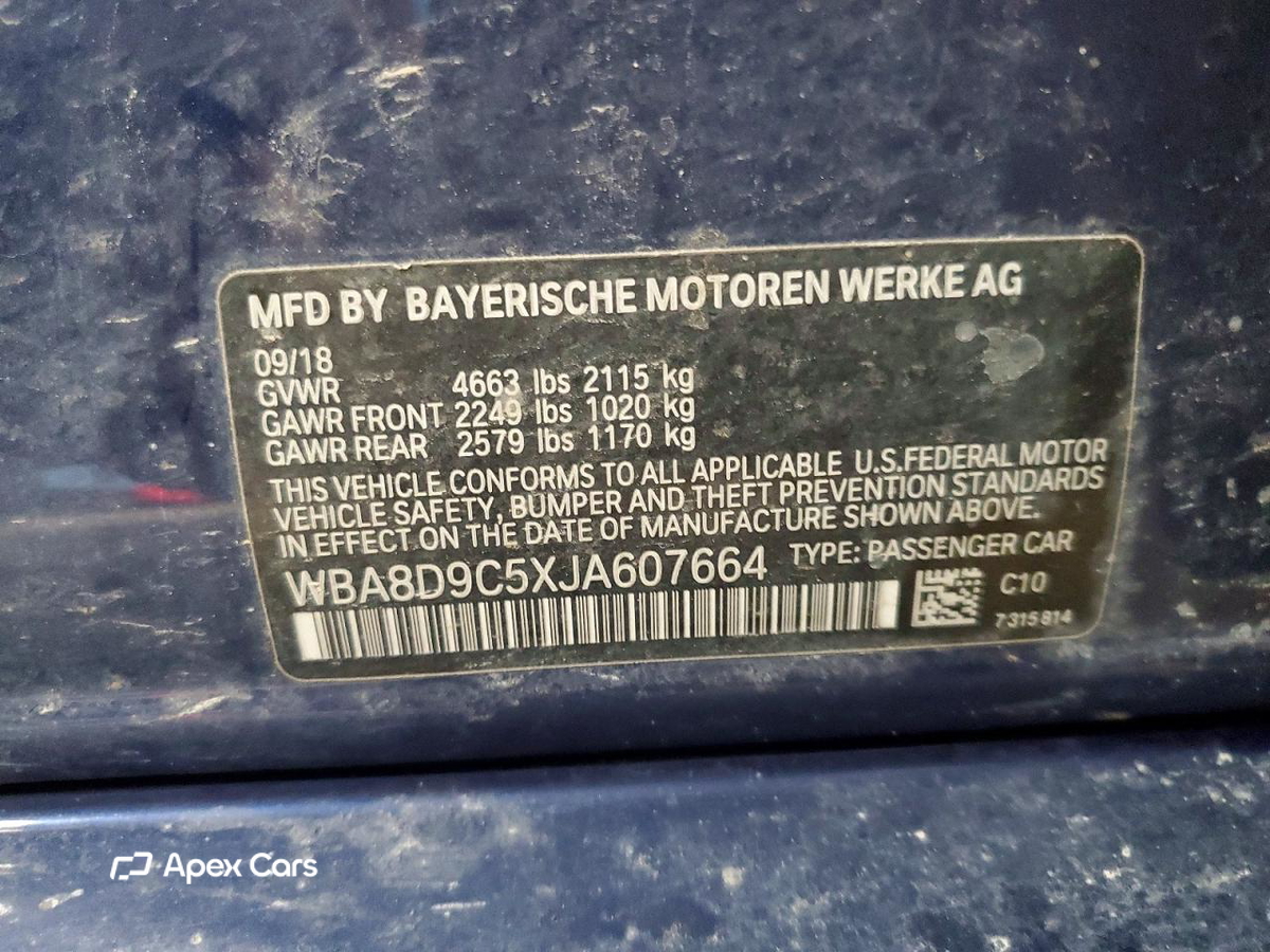 BMW Series 3 2018