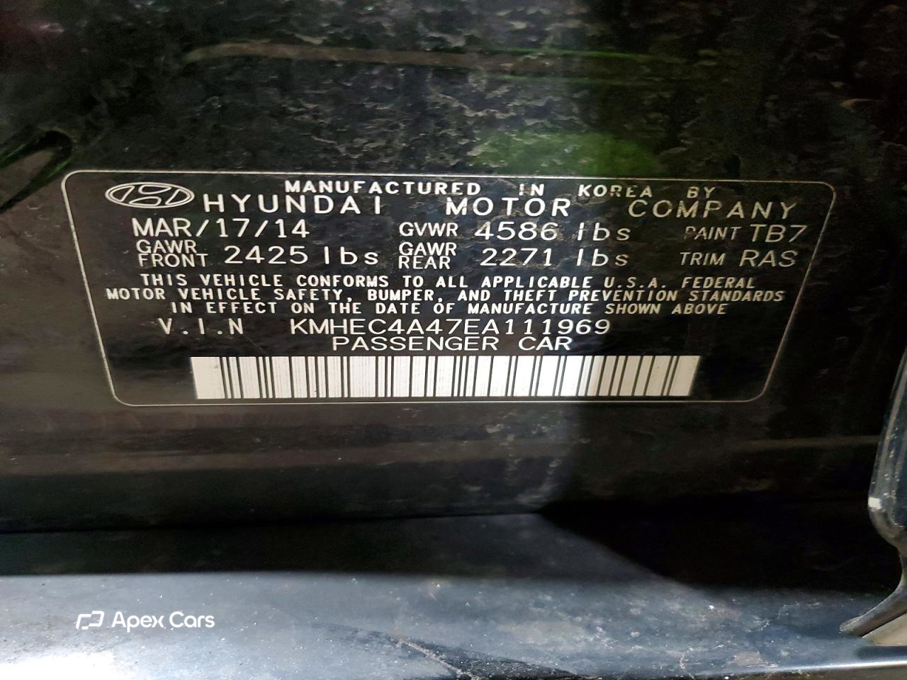 Hyundai Sonata 2014