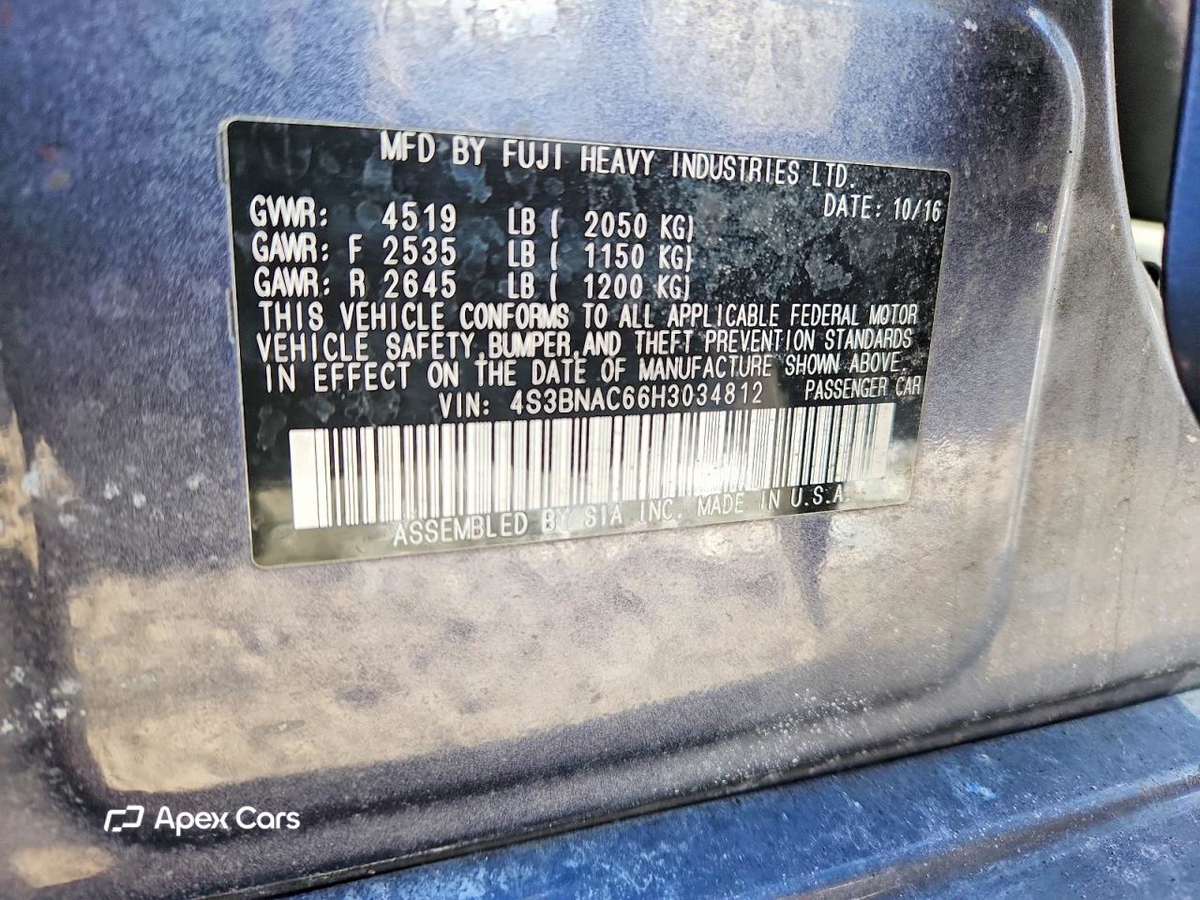 Subaru Legacy 2017