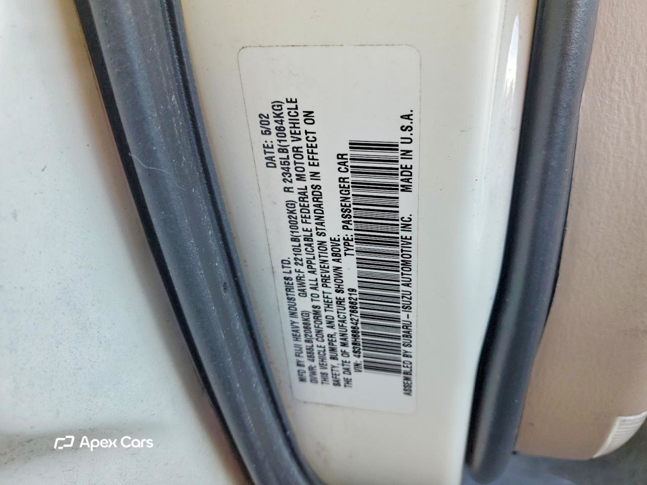 Subaru Legacy 2002