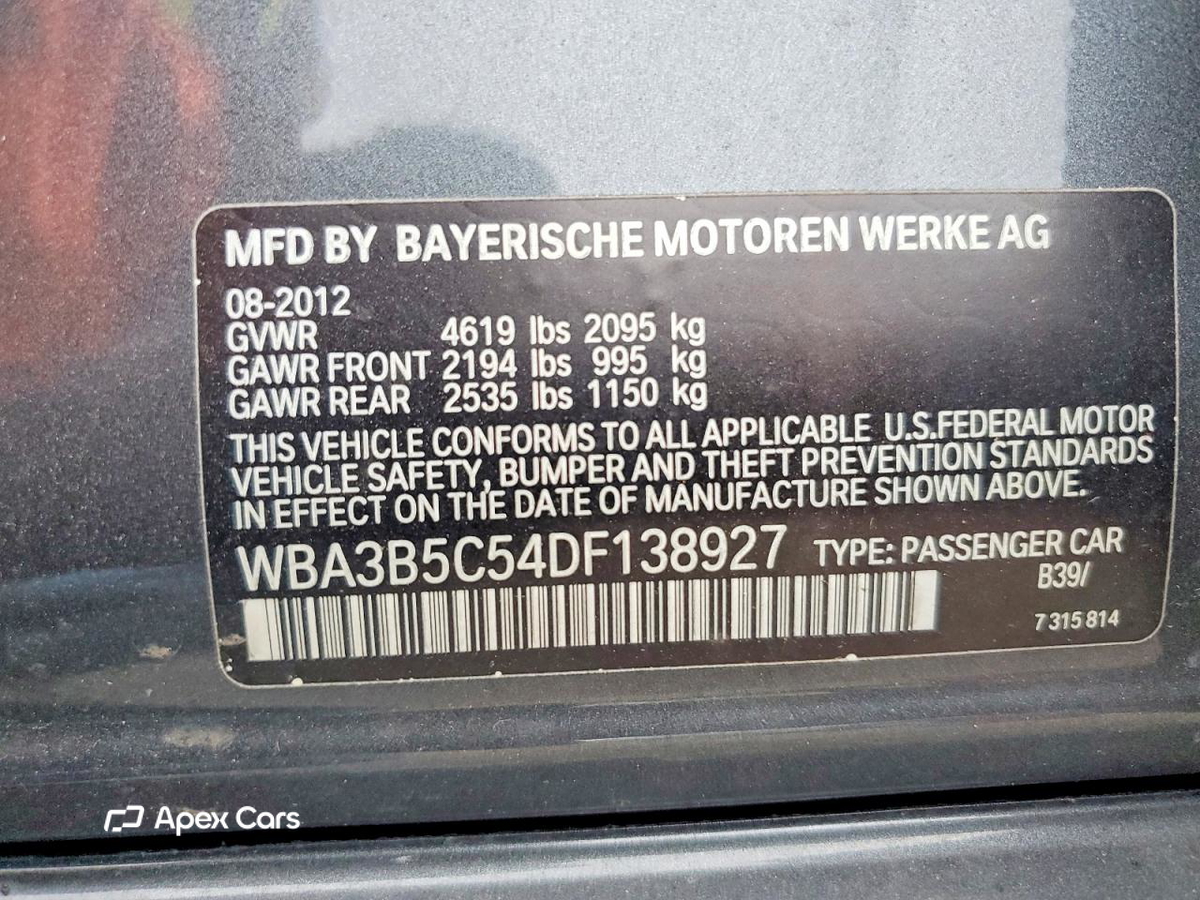 BMW Series 3 2013