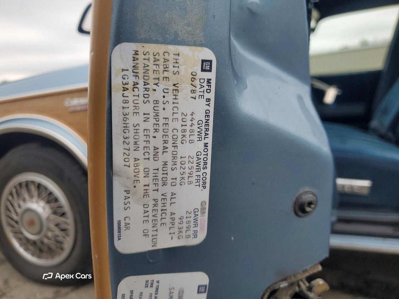 Oldsmobile Cutlass 1987