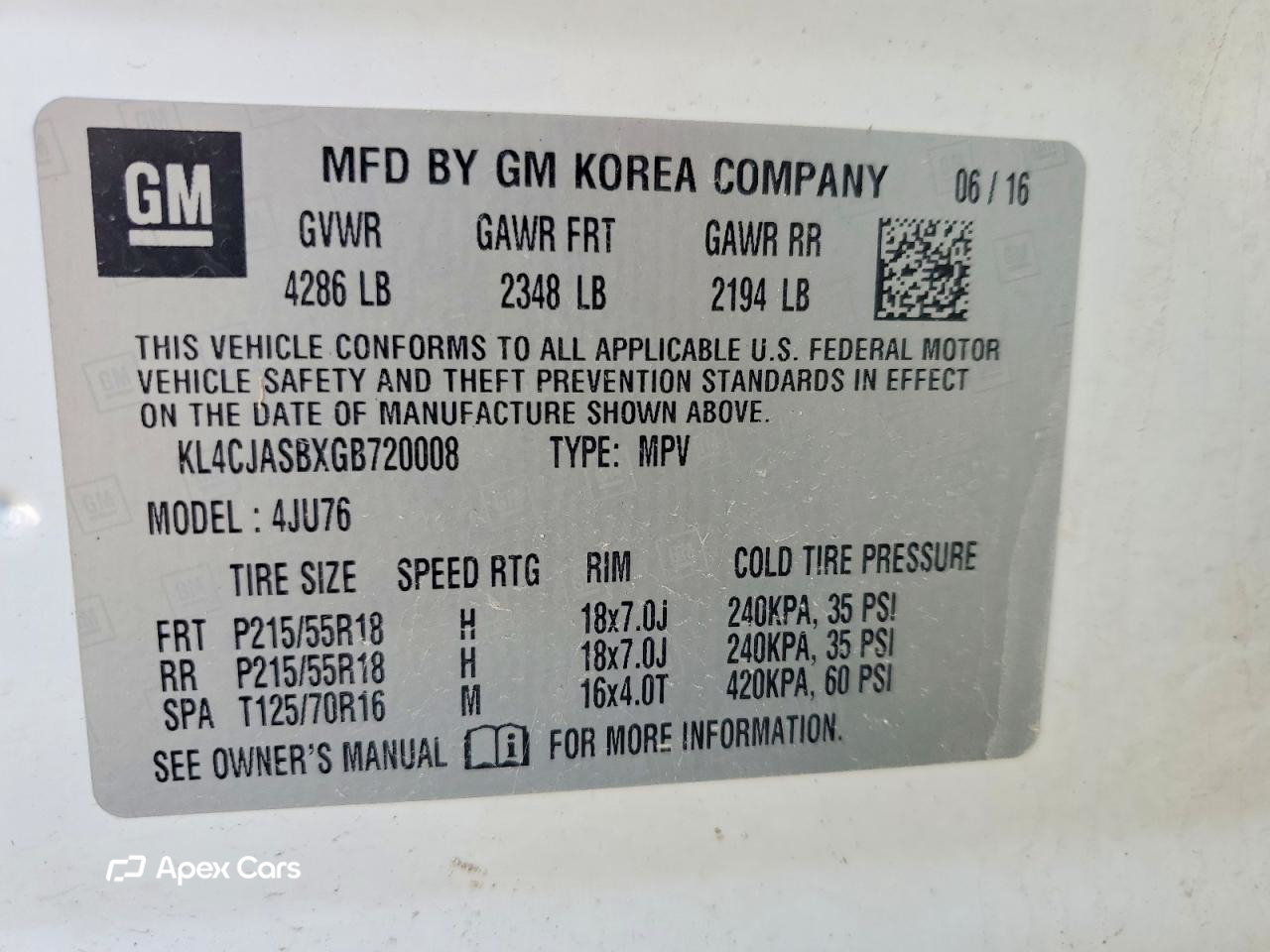 Buick Encore 2016