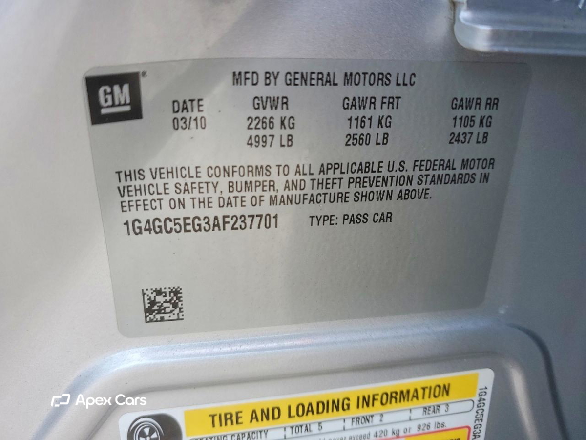 Buick LaCrosse 2010