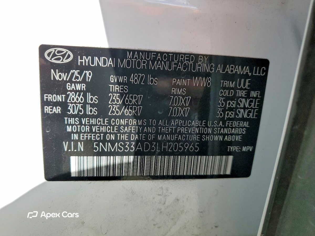 Hyundai Santa Fe 2020