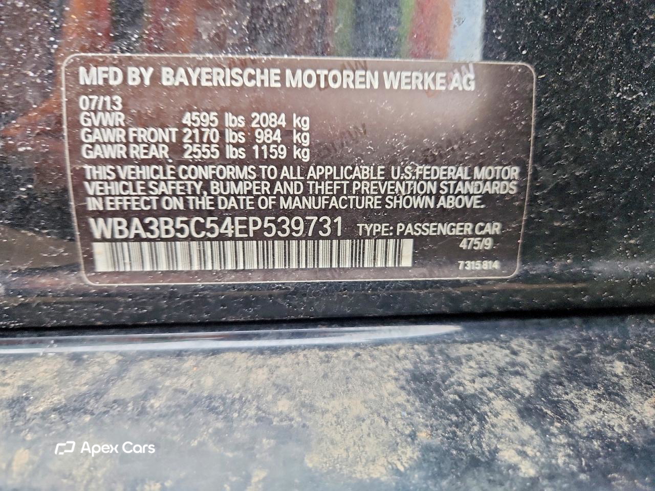 BMW Series 3 2014