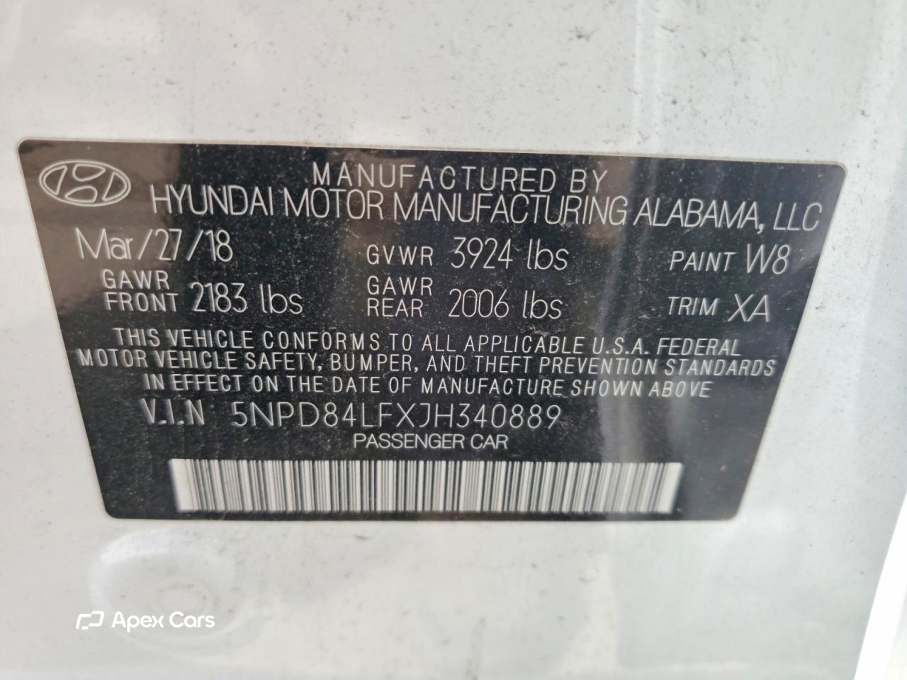 Hyundai Elantra 2018