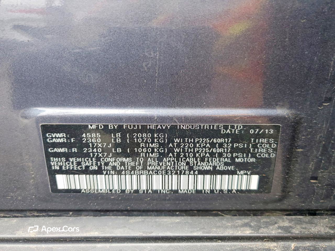 Subaru Outback 2014