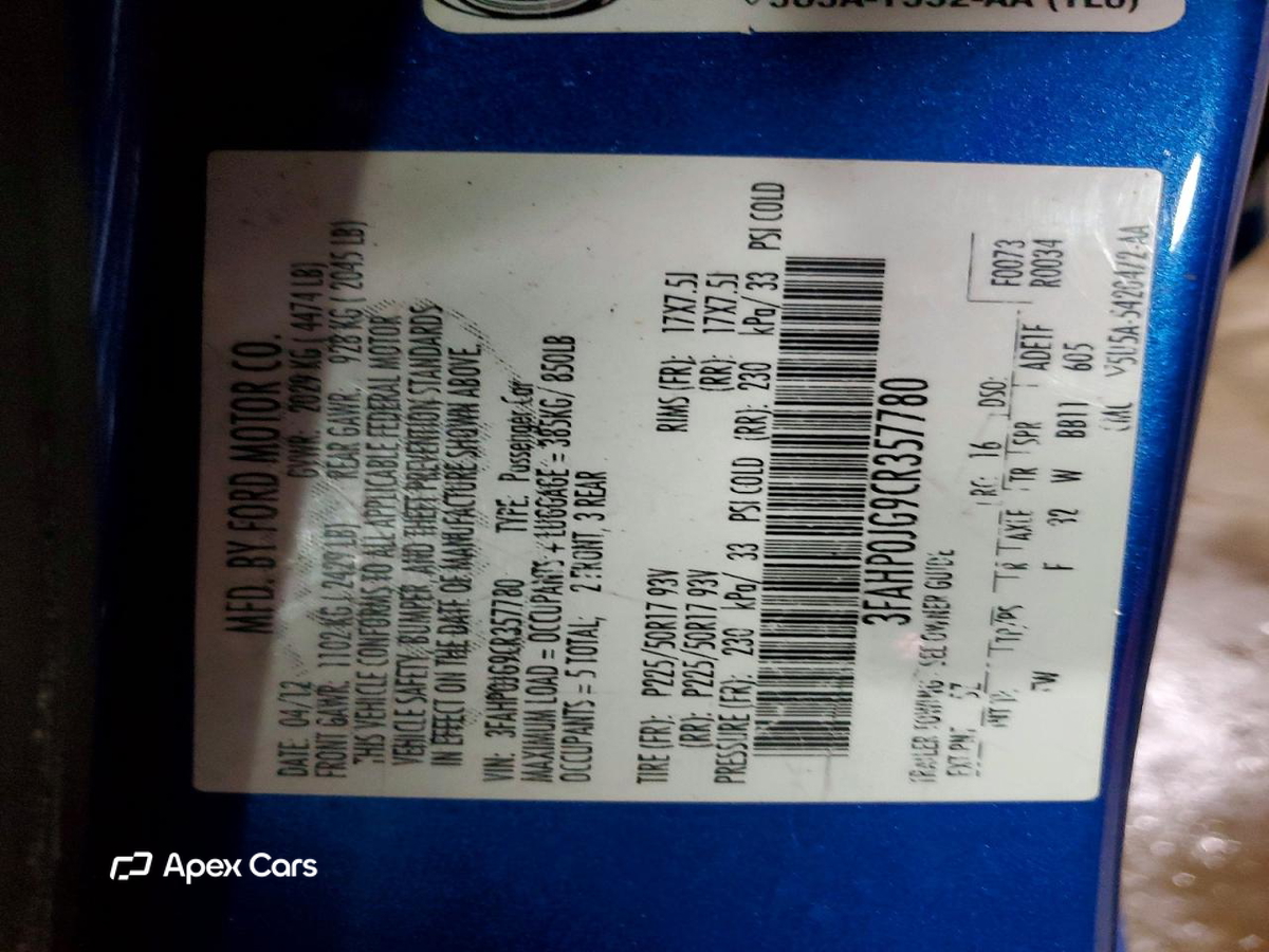 Ford Fusion 2012