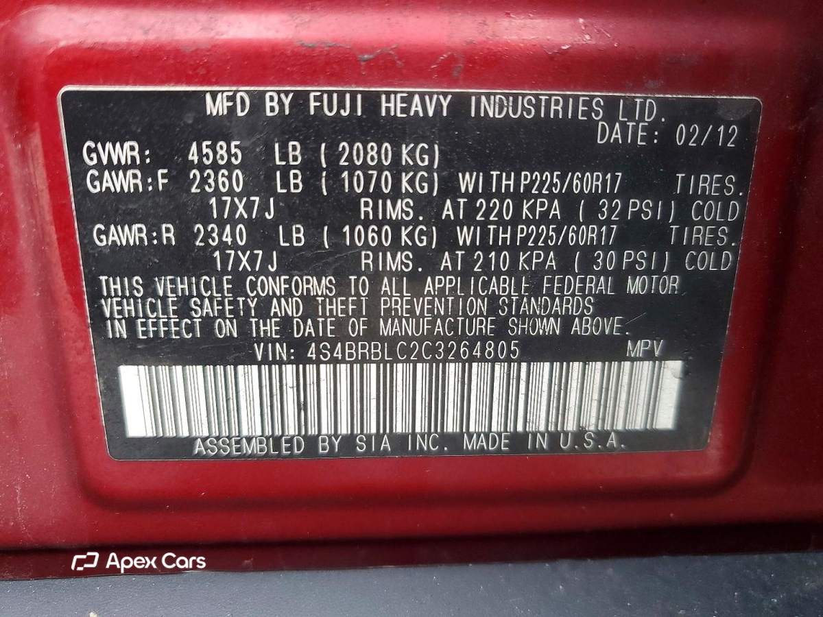 Subaru Outback 2012