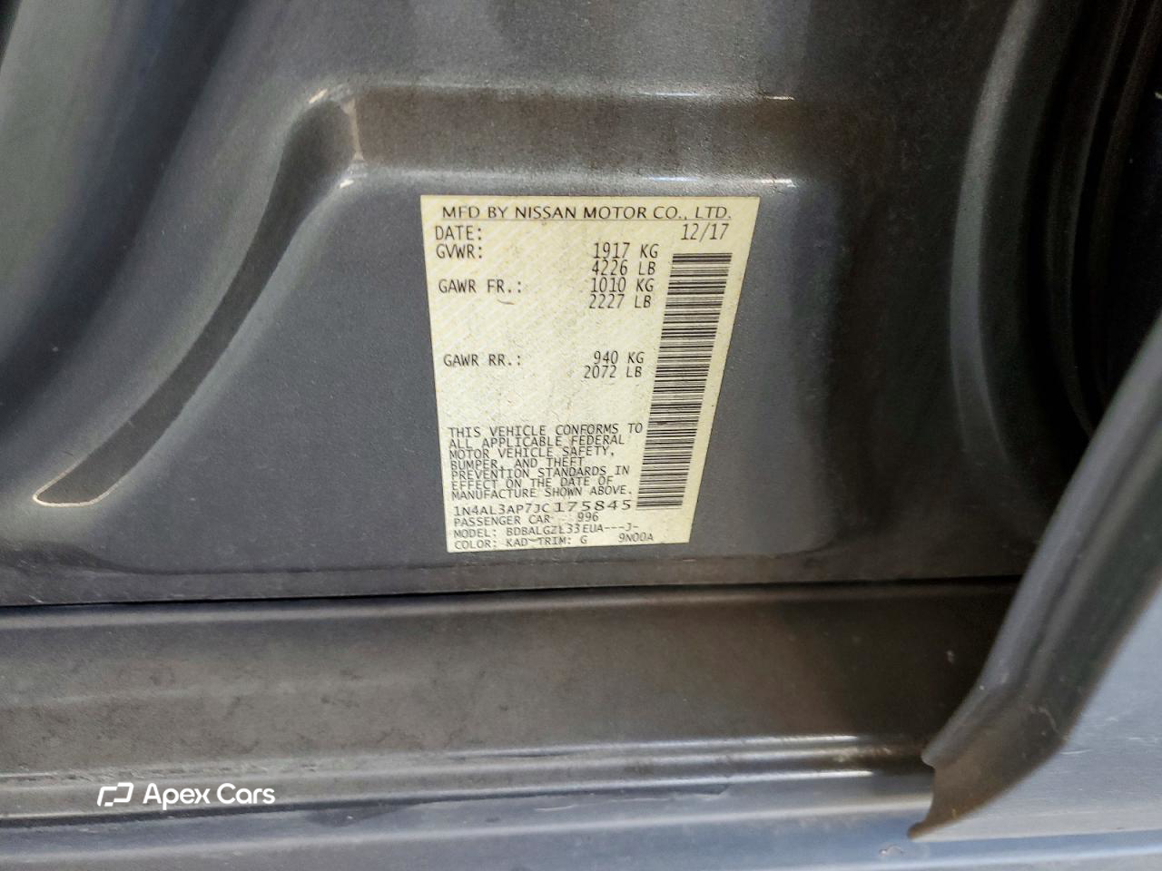 Nissan Altima 2018