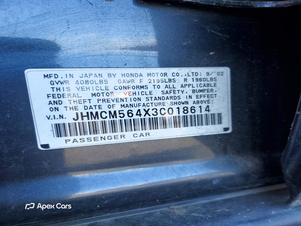Honda Accord 2003