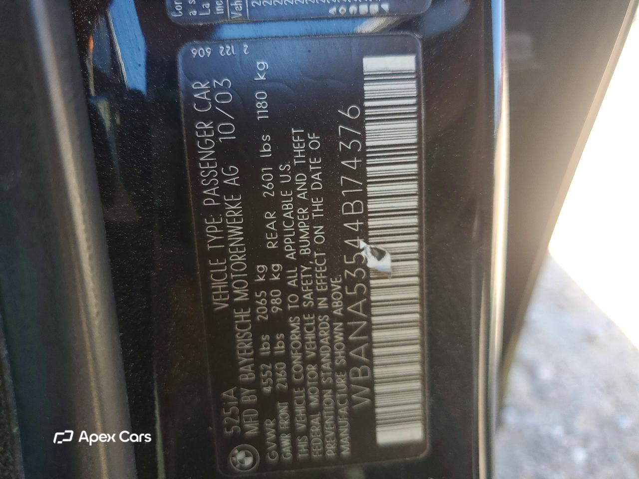 BMW Series 5 2004