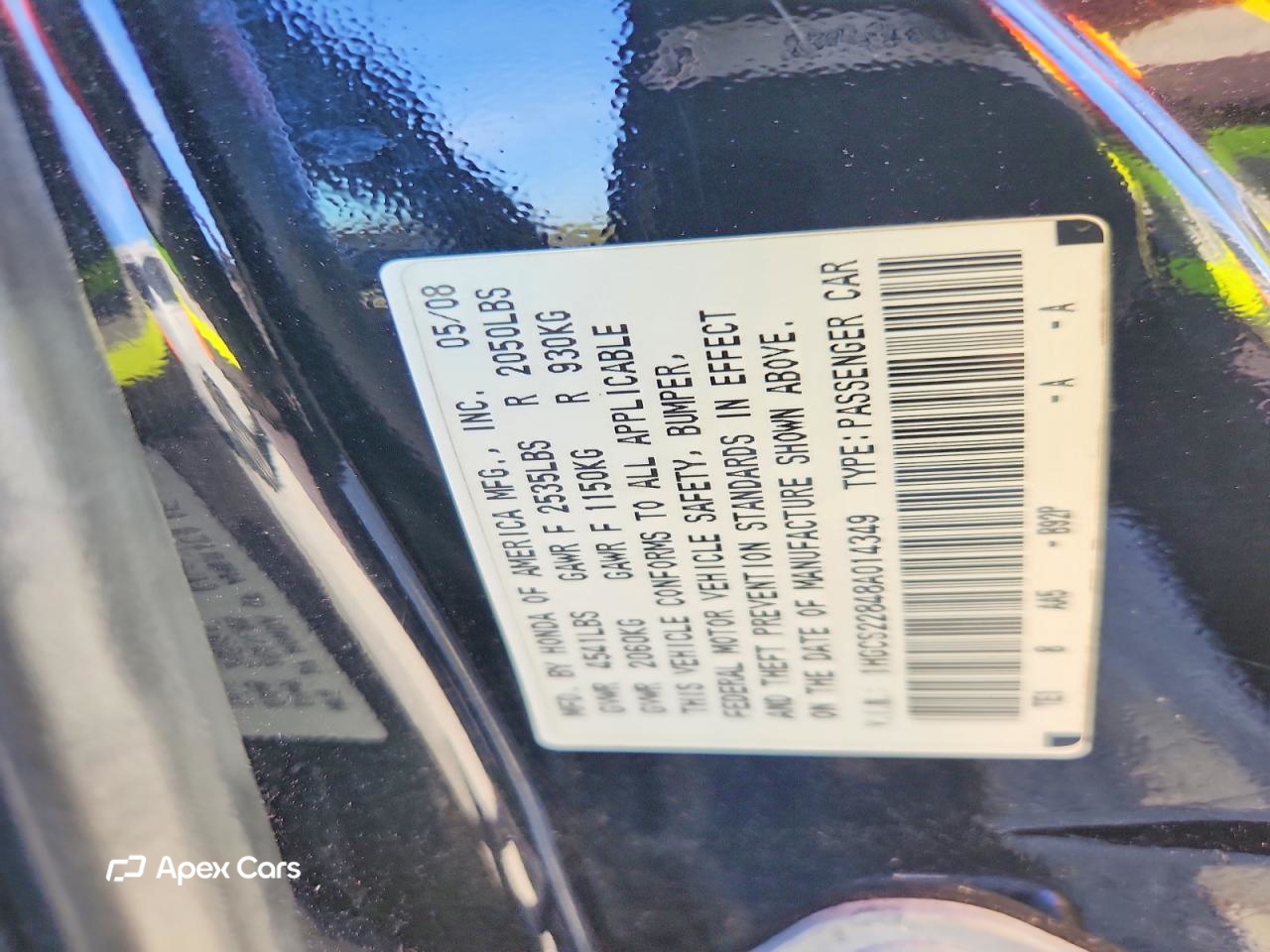 Honda Accord 2008