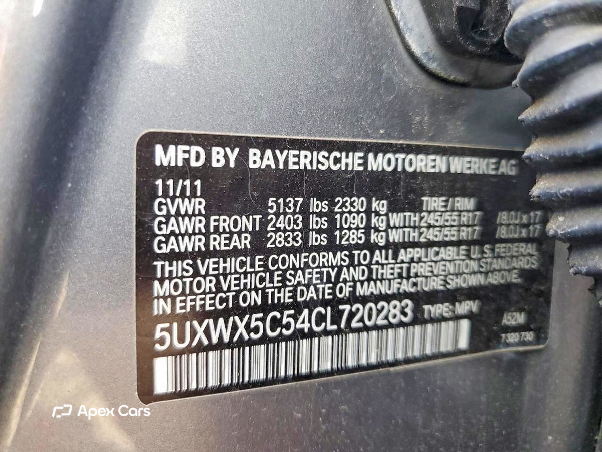 BMW X3 2012