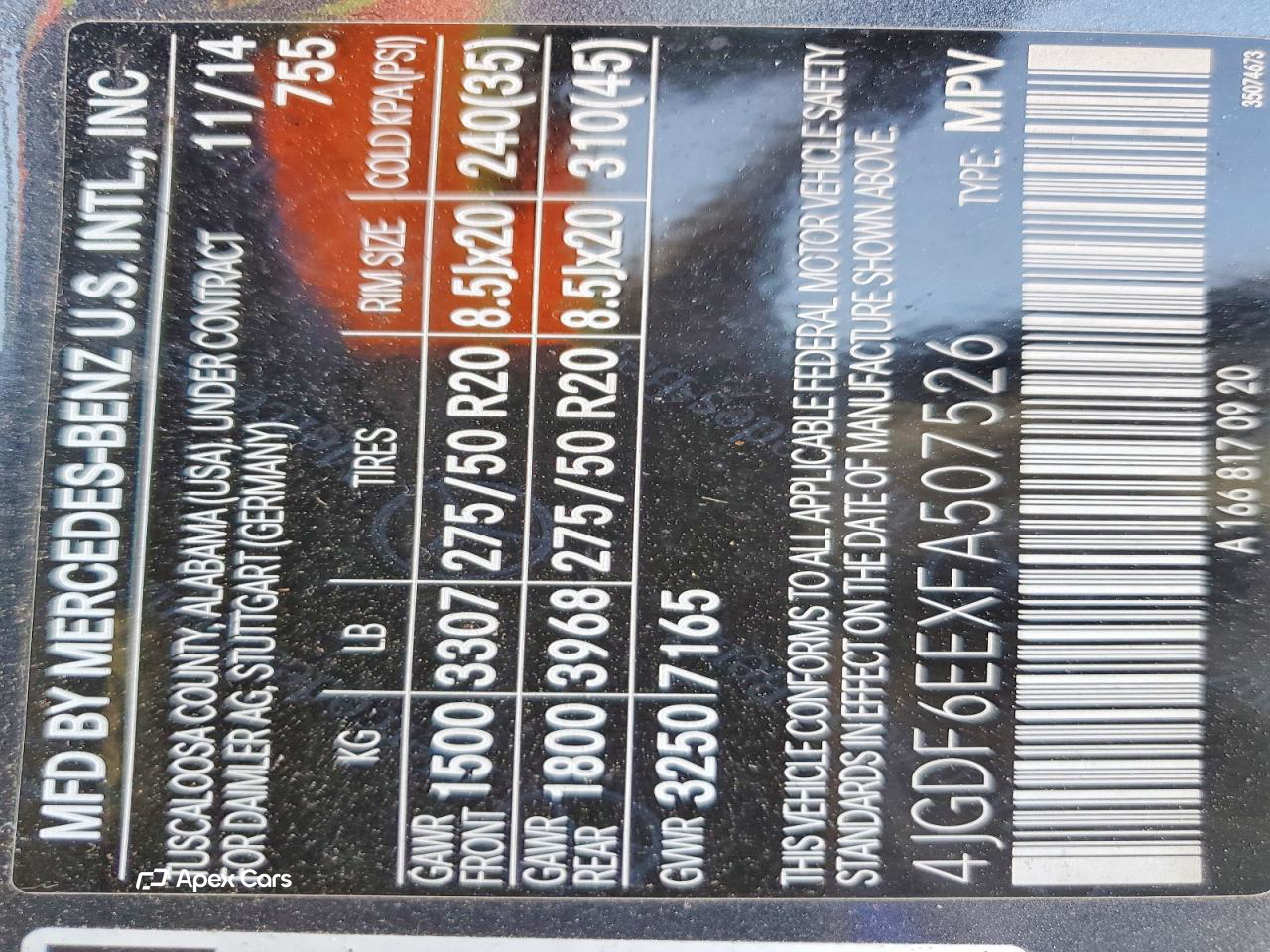 Mercedes-Benz GL-klasse 2015