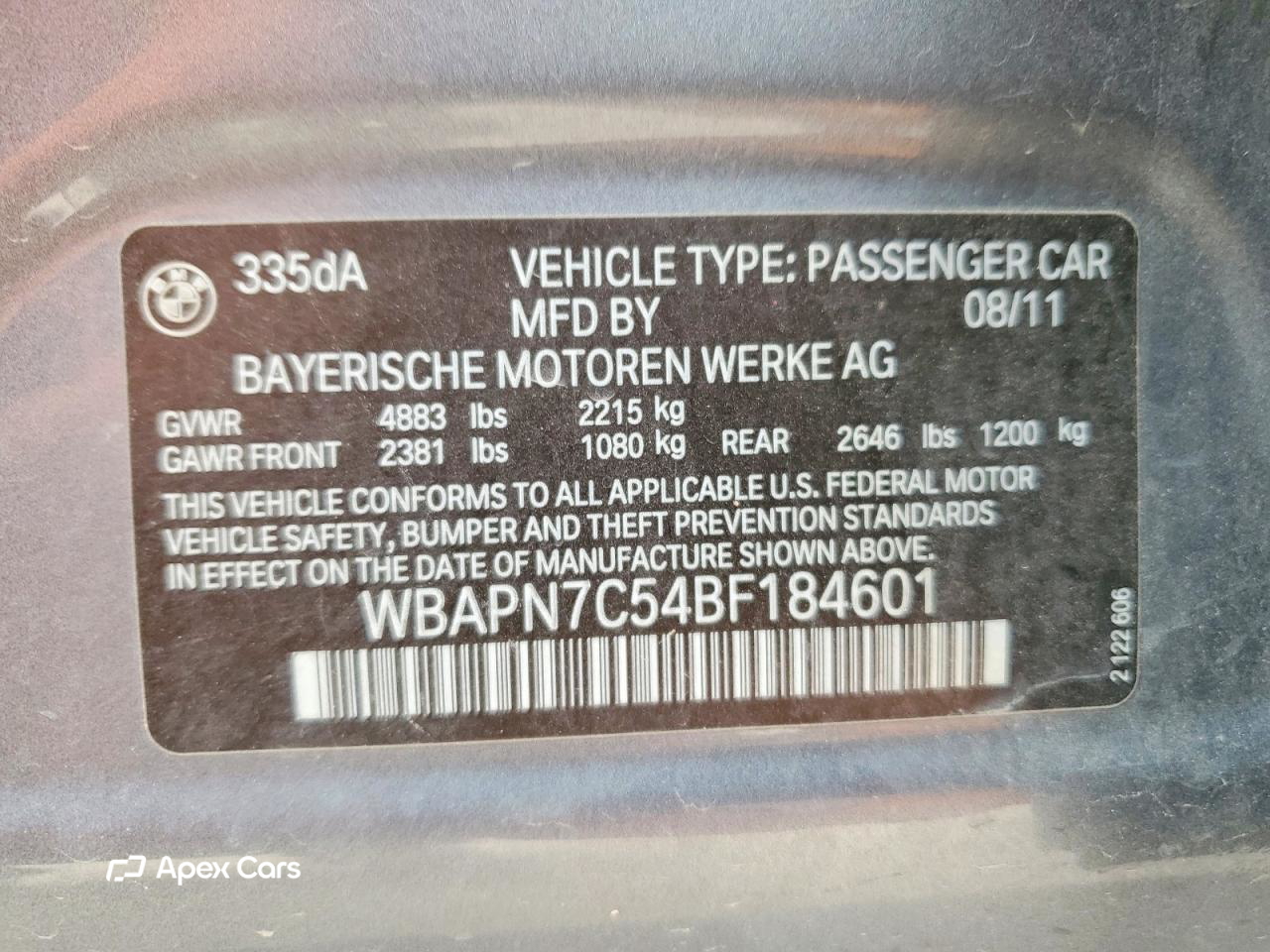 BMW Series 3 2011