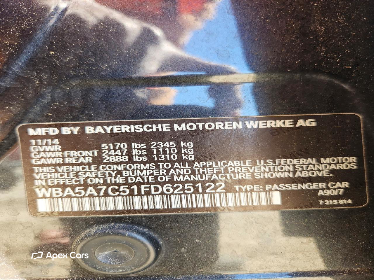 BMW Series 5 2015