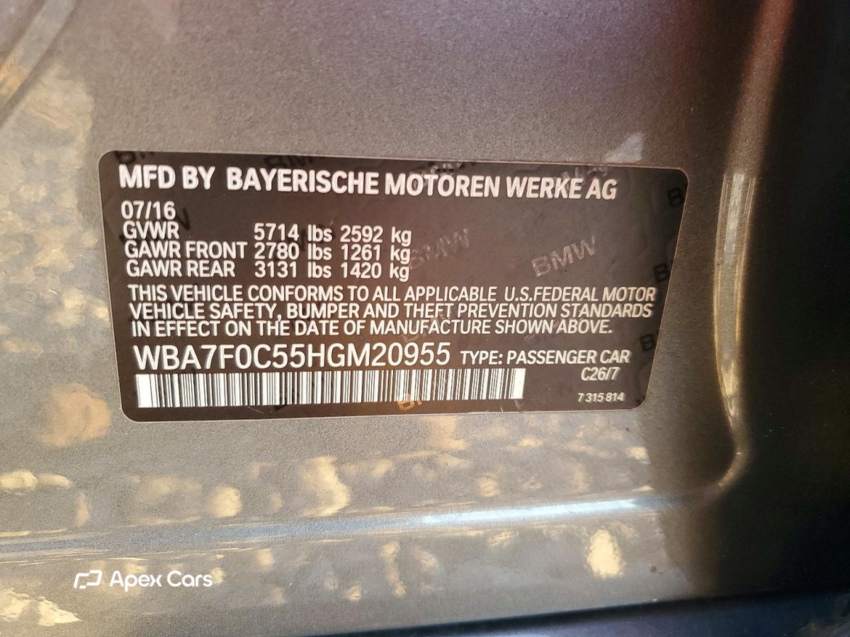 BMW Series 7 2017