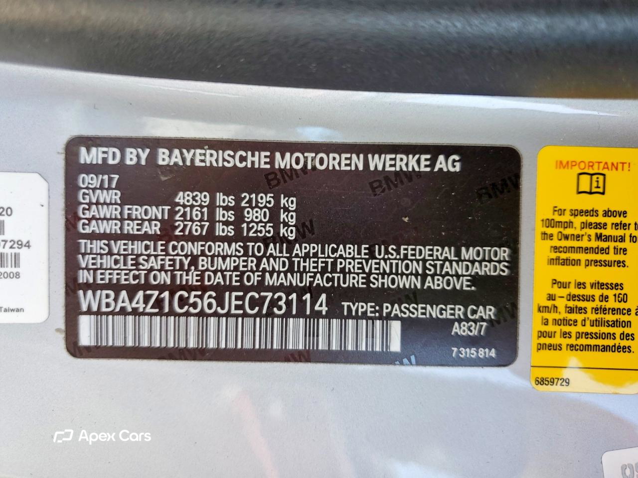 BMW Series 4 2018