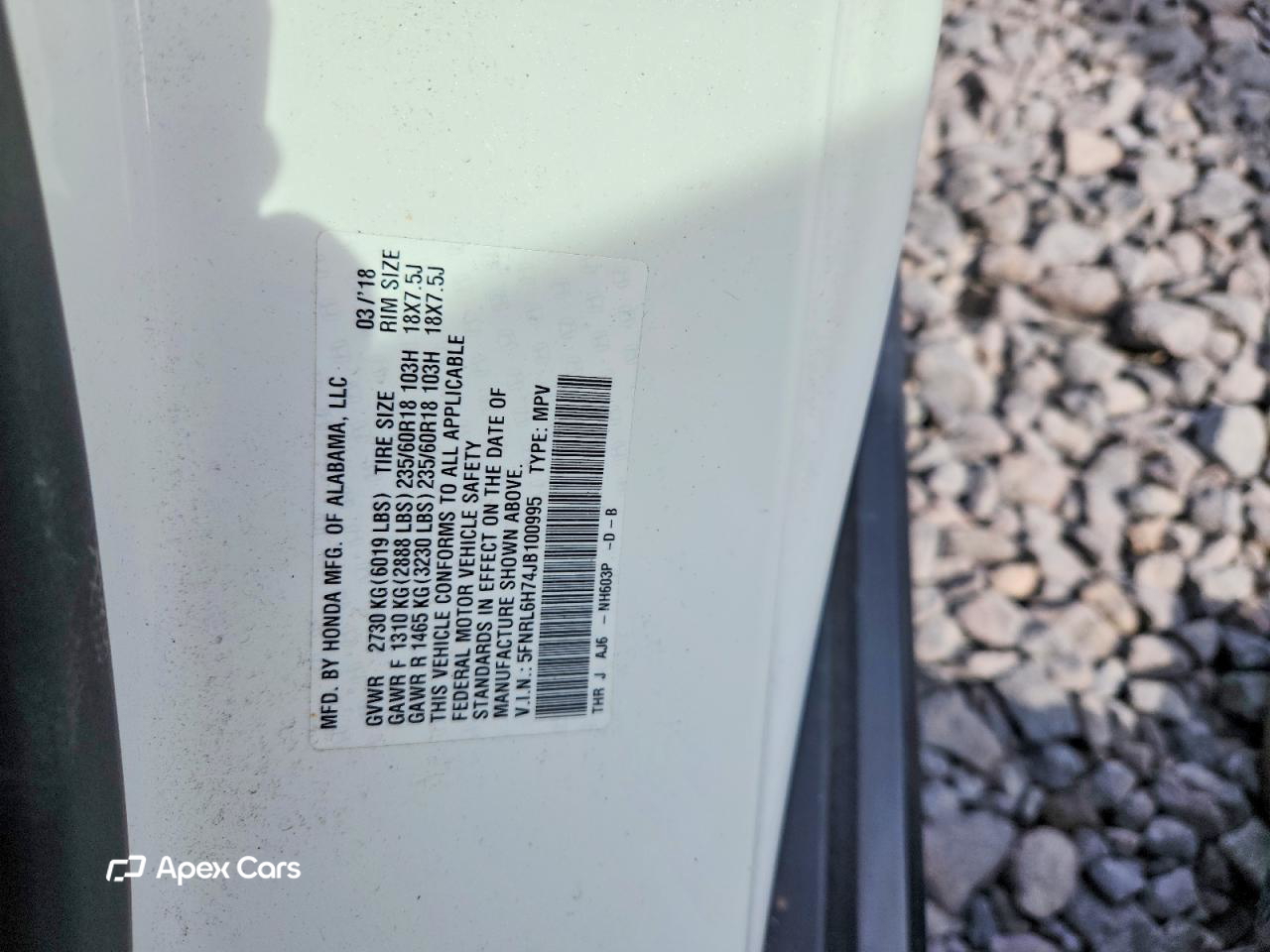 Honda Odyssey 2018