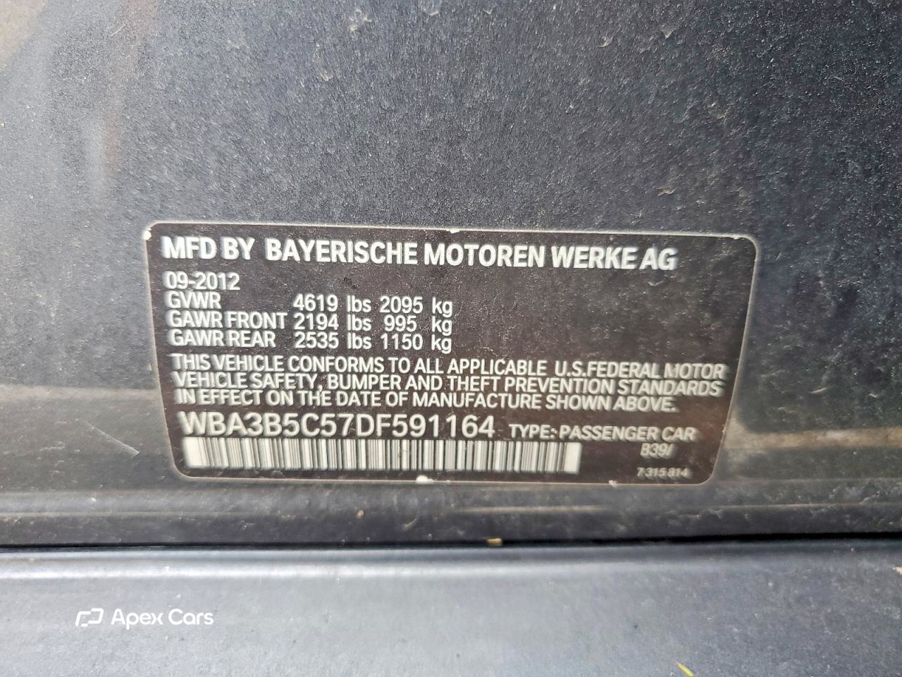 BMW Series 3 2013