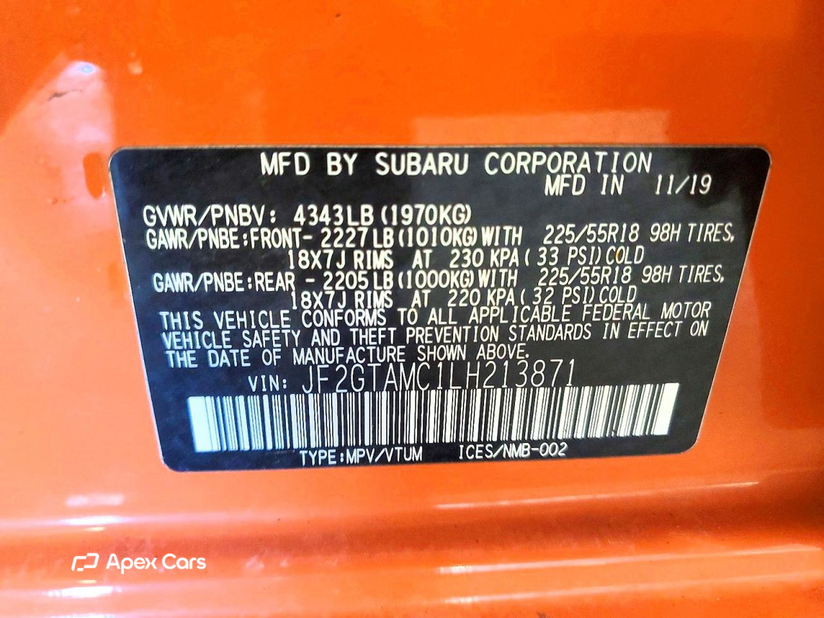 Subaru XV 2020