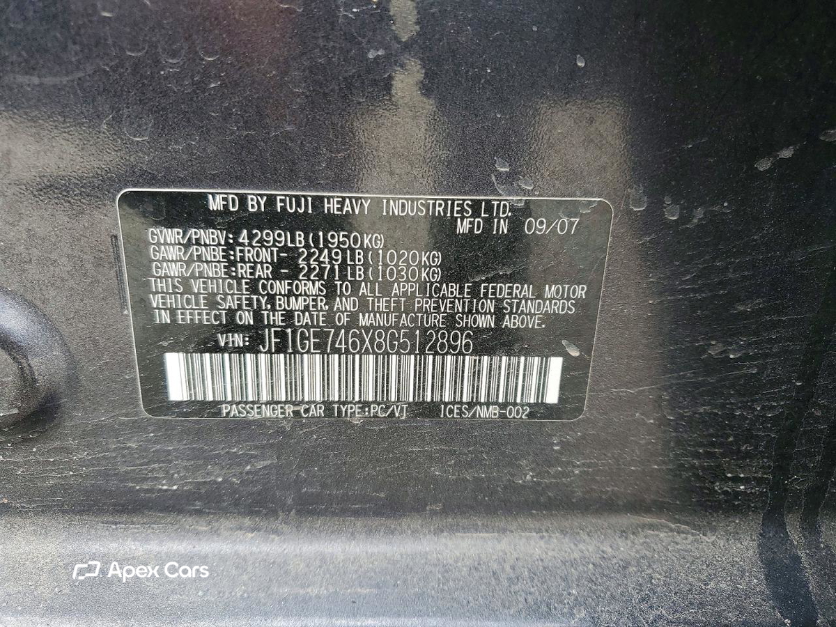 Subaru Impreza 2008
